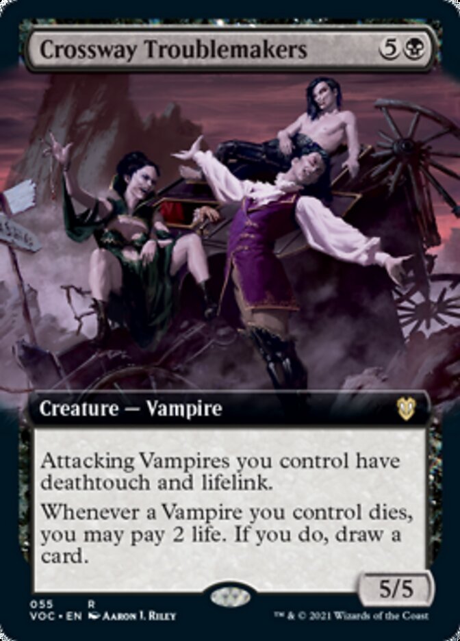 Crossway Troublemakers (Extended Art) [Innistrad: Crimson Vow Commander] | Boutique FDB TCG