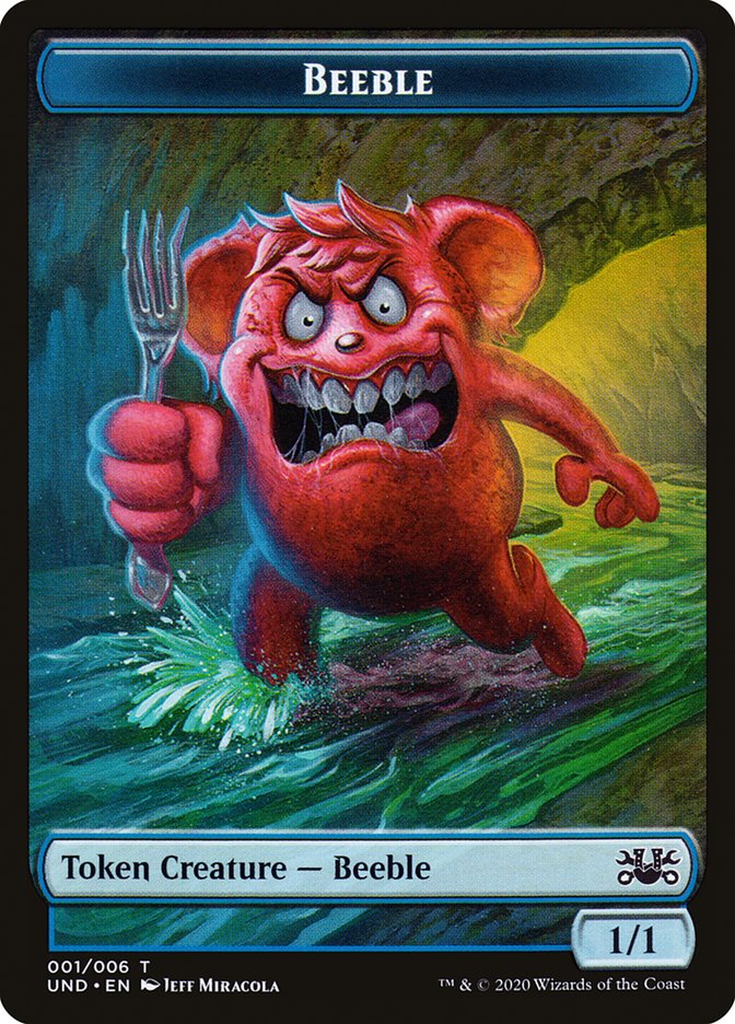 Beeble // Squirrel Double-Sided Token [Unsanctioned Tokens] | Boutique FDB TCG