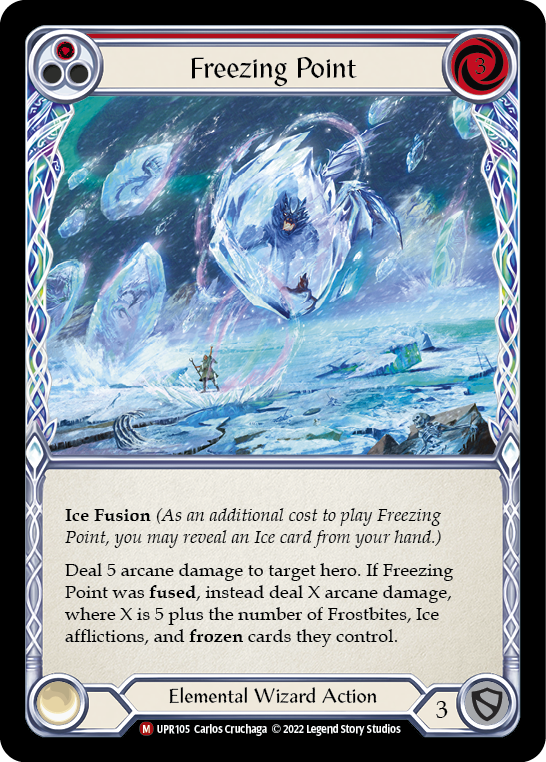 Freezing Point [UPR105] (Uprising)  Rainbow Foil | Boutique FDB TCG