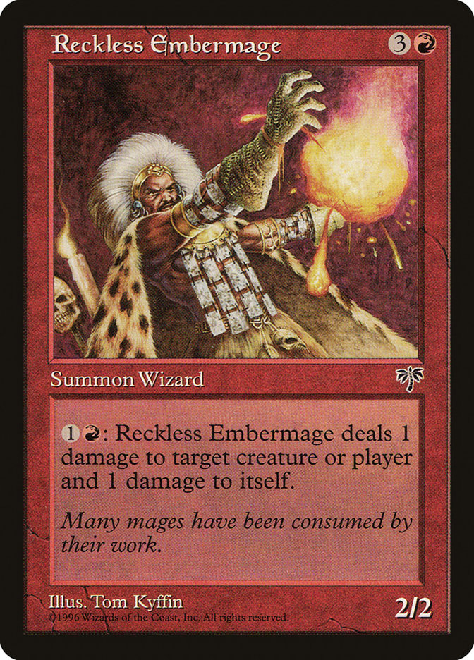 Reckless Embermage [Mirage] | Boutique FDB TCG