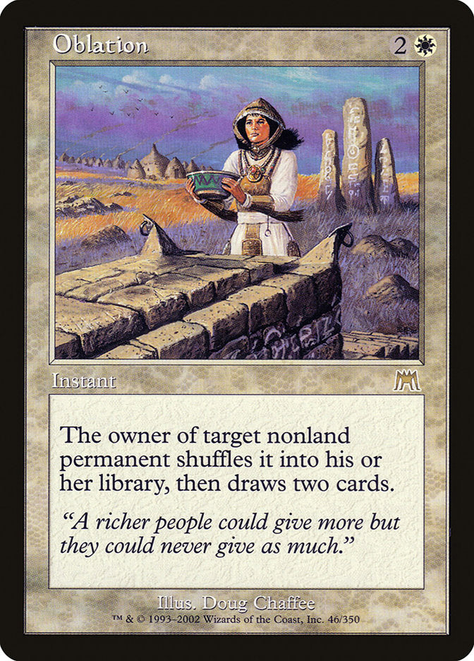 Oblation [Onslaught] | Boutique FDB TCG