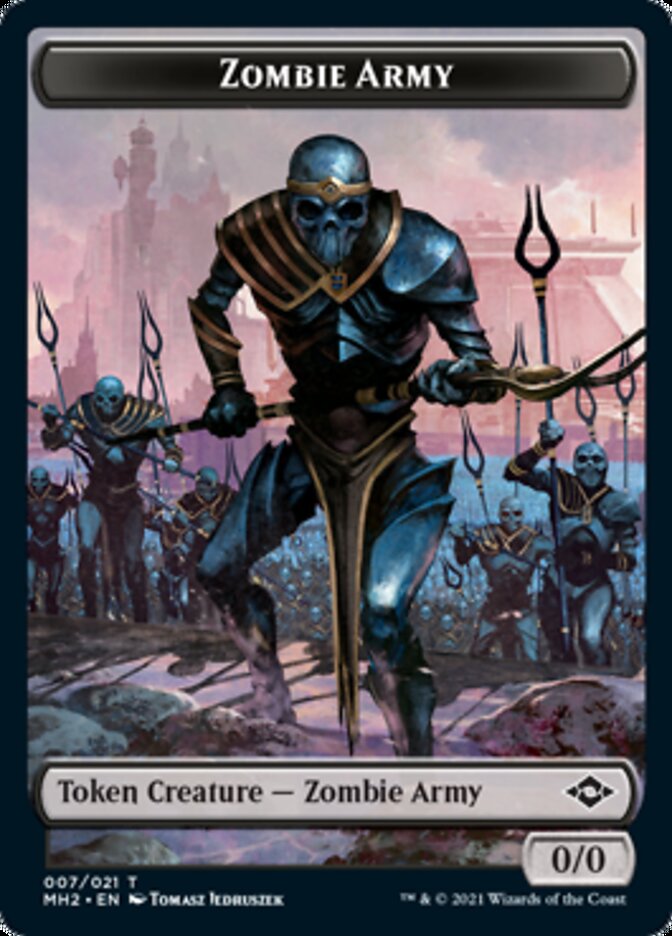 Thopter // Zombie Army Double-Sided Token [Modern Horizons 2 Tokens] | Boutique FDB TCG