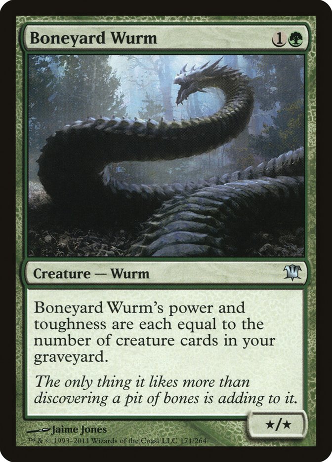 Boneyard Wurm [Innistrad] | Boutique FDB TCG