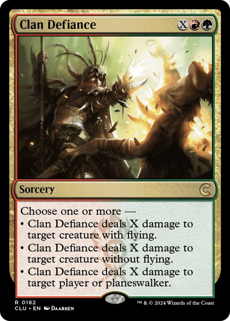 Clan Defiance [Ravnica: Clue Edition] | Boutique FDB TCG