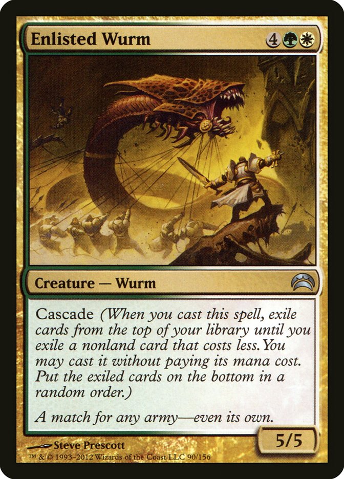 Enlisted Wurm [Planechase 2012] | Boutique FDB TCG