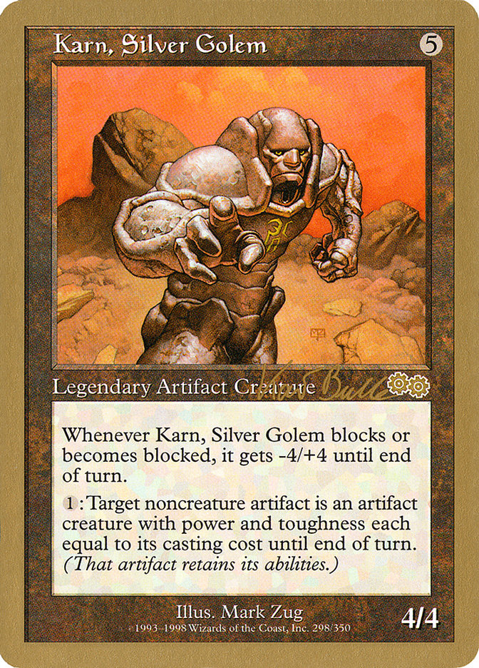 Karn, Silver Golem (Kai Budde) [World Championship Decks 1999] | Boutique FDB TCG