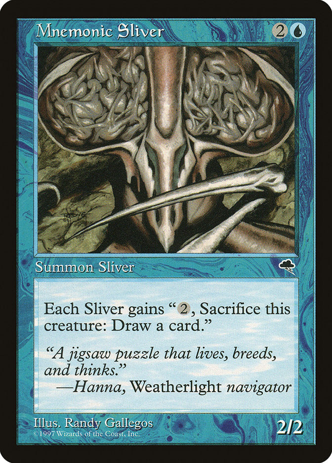 Mnemonic Sliver [Tempest] | Boutique FDB TCG