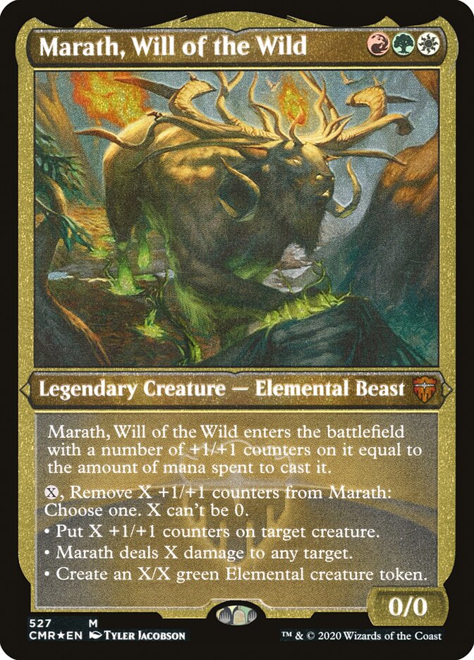 Marath, Will of the Wild (Etched) [Commander Legends] | Boutique FDB TCG