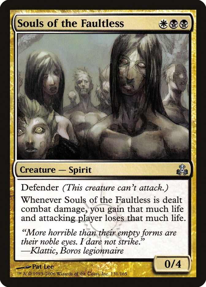 Souls of the Faultless [Guildpact] | Boutique FDB TCG