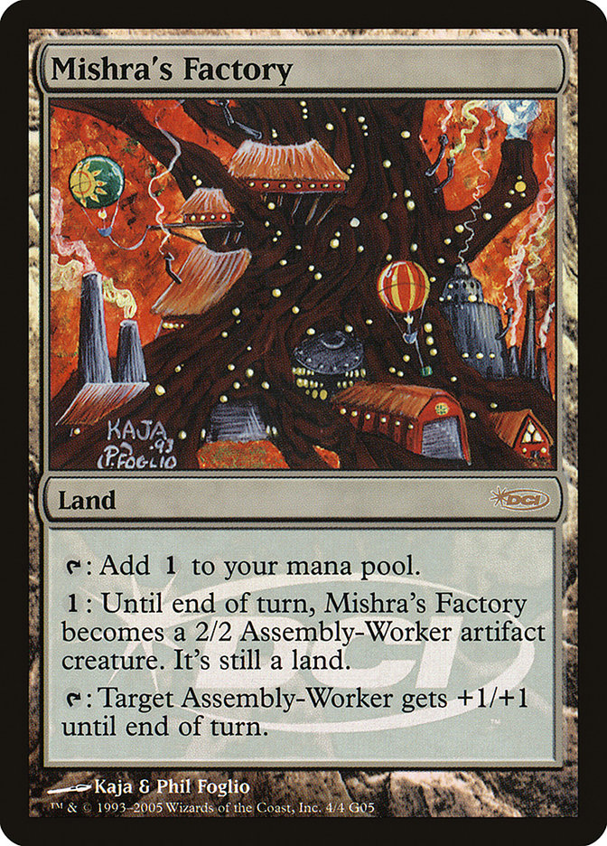 Mishra's Factory [Judge Gift Cards 2005] | Boutique FDB TCG