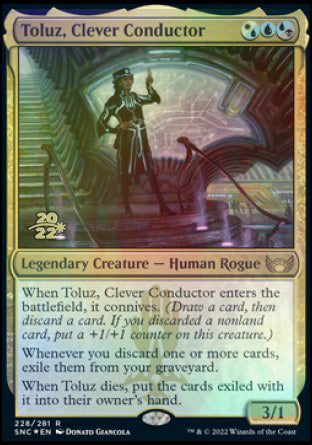 Toluz, Clever Conductor [Streets of New Capenna Prerelease Promos] | Boutique FDB TCG