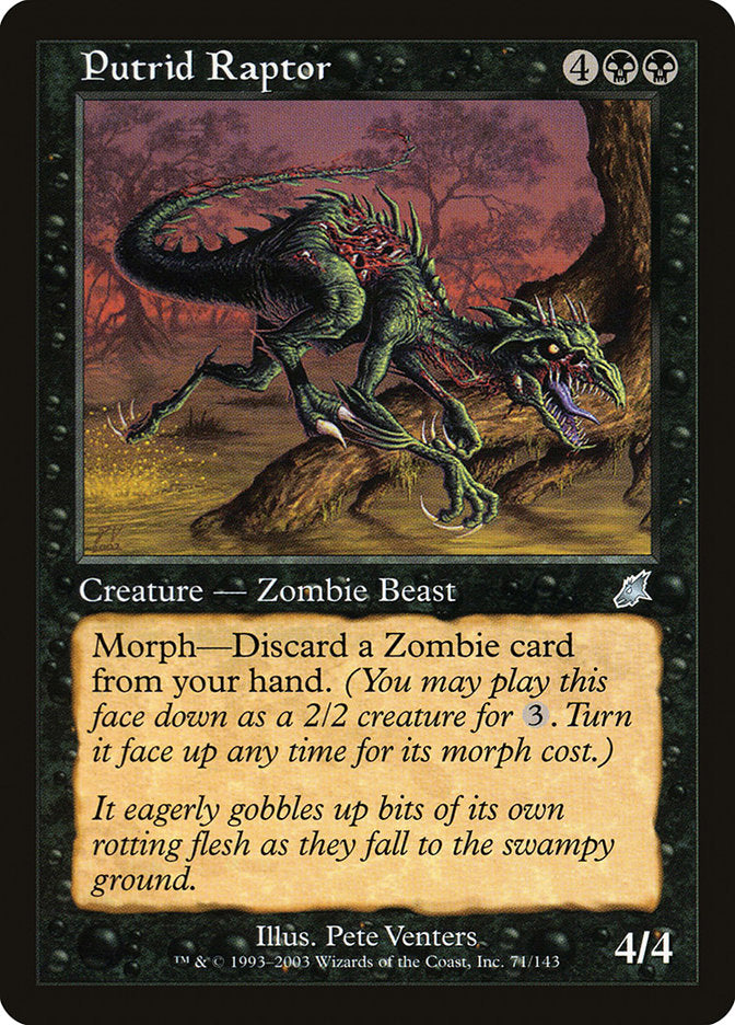 Putrid Raptor [Scourge] | Boutique FDB TCG