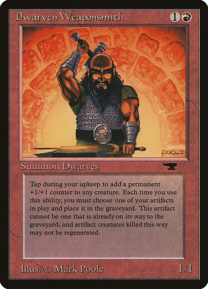Dwarven Weaponsmith [Antiquities] | Boutique FDB TCG