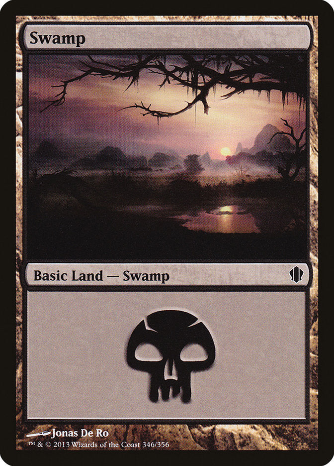 Swamp (346) [Commander 2013] | Boutique FDB TCG