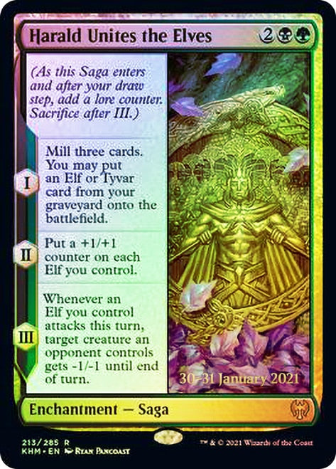 Harald Unites the Elves [Kaldheim Prerelease Promos] | Boutique FDB TCG