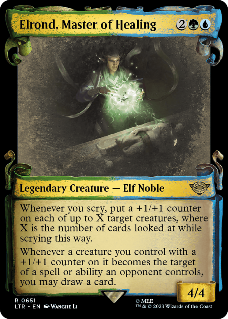 Elrond, Master of Healing [The Lord of the Rings: Tales of Middle-Earth Showcase Scrolls] | Boutique FDB TCG