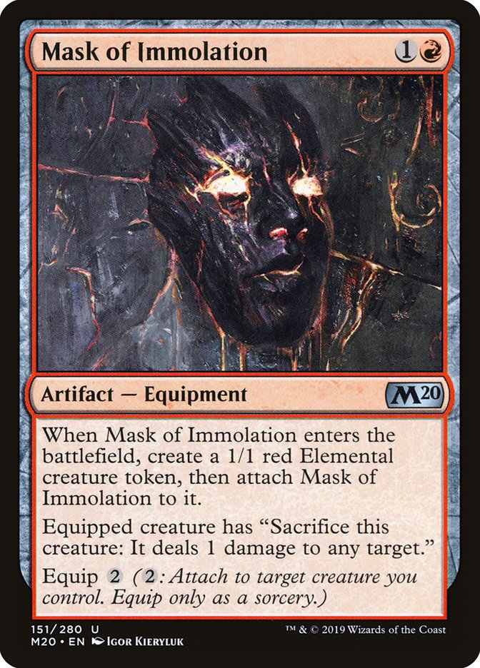 Mask of Immolation [Core Set 2020] | Boutique FDB TCG