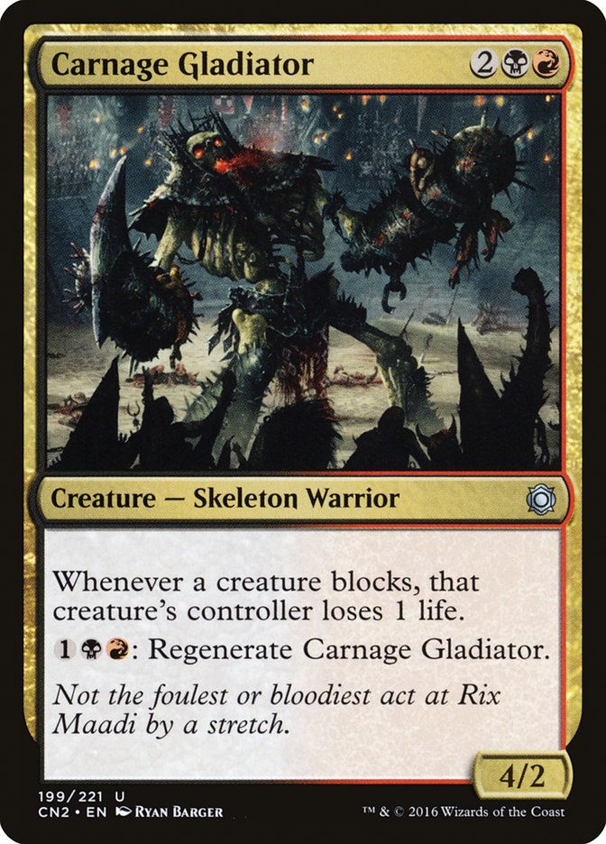 Carnage Gladiator [Conspiracy: Take the Crown] | Boutique FDB TCG