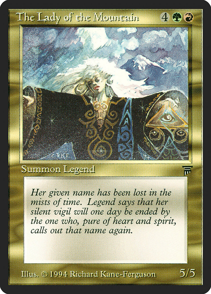 The Lady of the Mountain [Legends] | Boutique FDB TCG