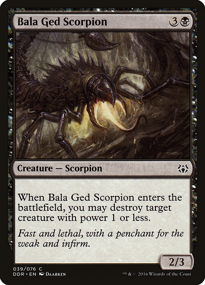 Bala Ged Scorpion [Duel Decks: Nissa vs. Ob Nixilis] | Boutique FDB TCG