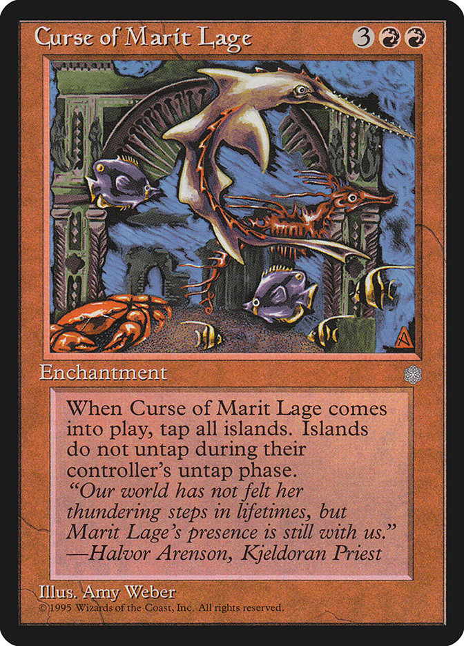 Curse of Marit Lage [Ice Age] | Boutique FDB TCG