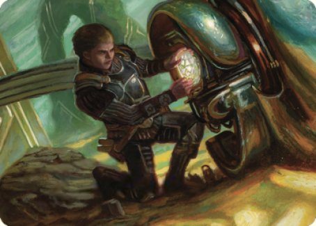 Urza, Powerstone Prodigy Art Card [The Brothers' War Art Series] | Boutique FDB TCG