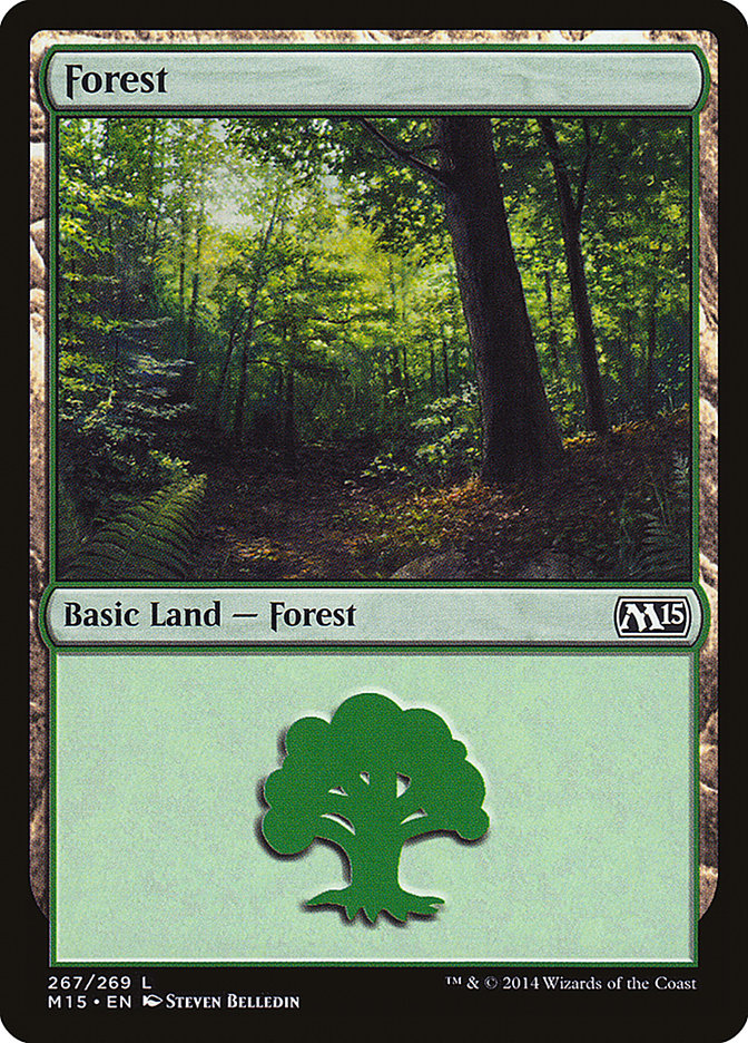 Forest (267) [Magic 2015] | Boutique FDB TCG