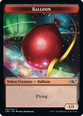 Squirrel // Balloon Double-Sided Token [Unfinity Tokens] | Boutique FDB TCG