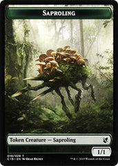 Saproling // Manifest Double-Sided Token [Commander 2019 Tokens] | Boutique FDB TCG