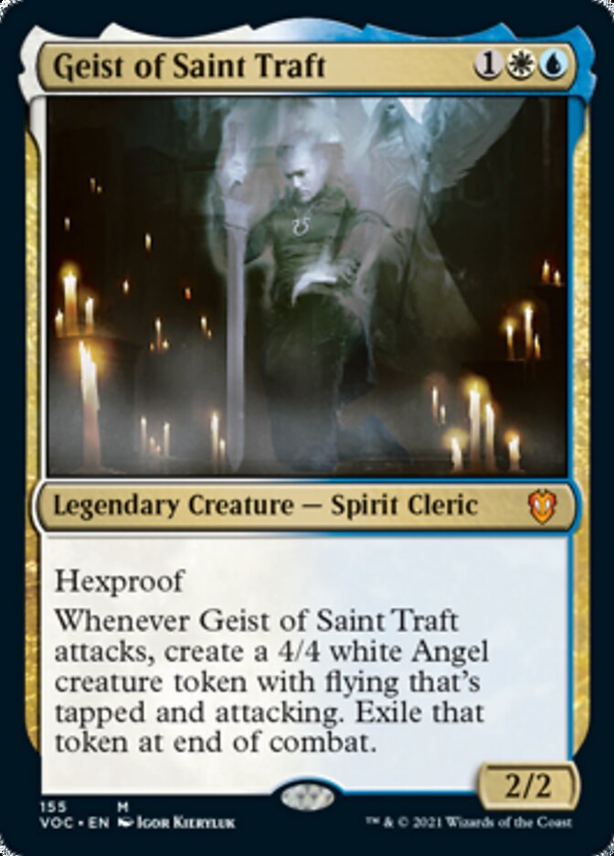 Geist of Saint Traft [Innistrad: Crimson Vow Commander] | Boutique FDB TCG