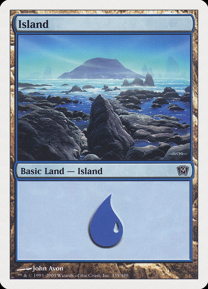 Island (335) [Ninth Edition] | Boutique FDB TCG