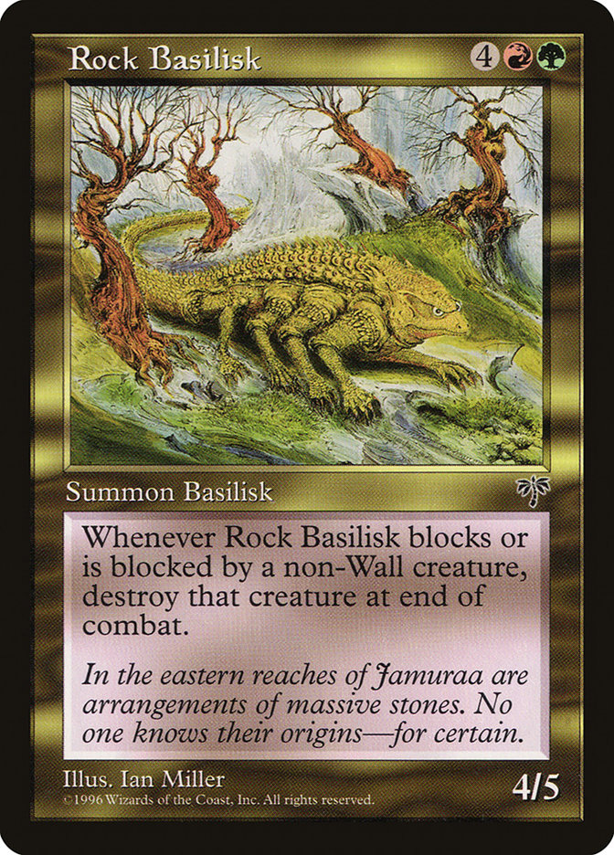 Rock Basilisk [Mirage] | Boutique FDB TCG