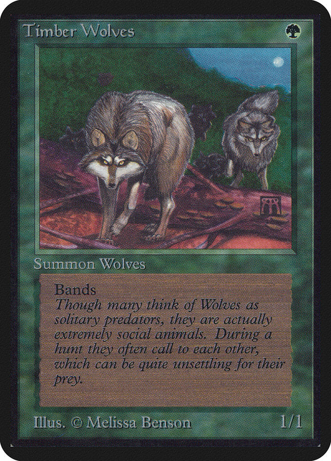 Timber Wolves [Alpha Edition] | Boutique FDB TCG
