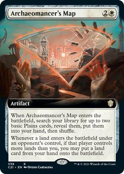 Archaeomancer's Map (Extended Art) [Commander 2021] | Boutique FDB TCG