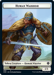 Insect // Human Warrior Double-Sided Token [Starter Commander Decks] | Boutique FDB TCG