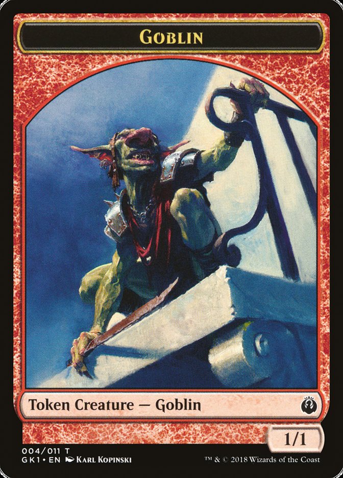 Weird // Goblin Double-Sided Token [Guilds of Ravnica Guild Kit Tokens] | Boutique FDB TCG