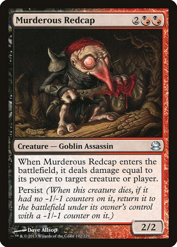 Murderous Redcap [Modern Masters] | Boutique FDB TCG