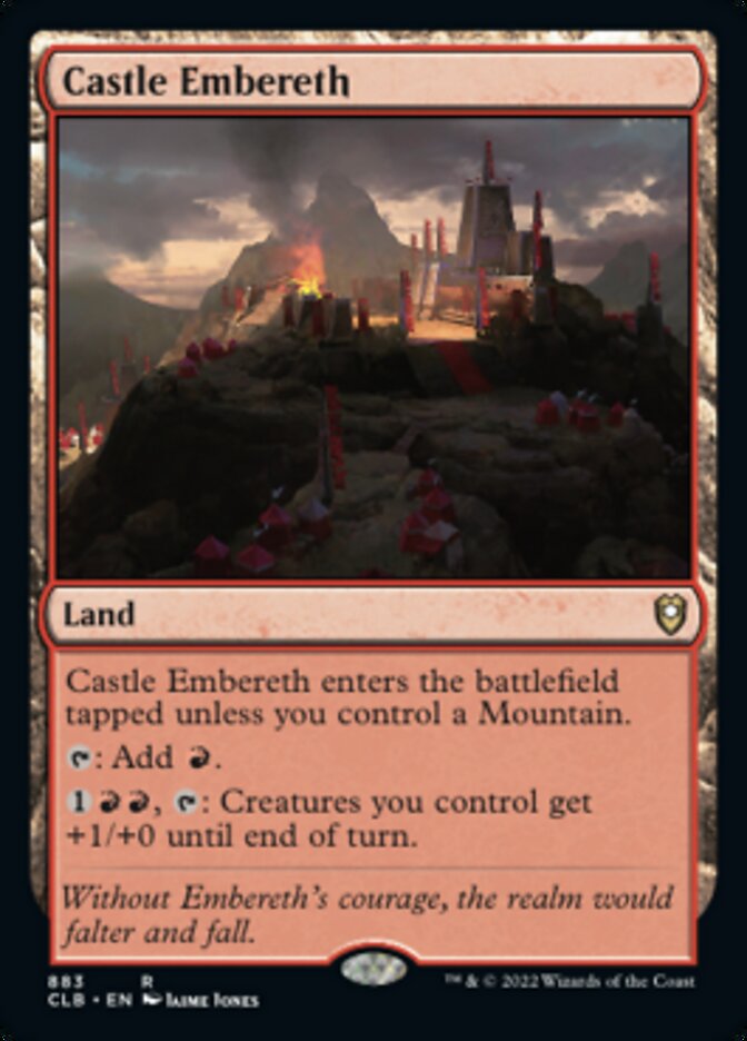 Castle Embereth [Commander Legends: Battle for Baldur's Gate] | Boutique FDB TCG
