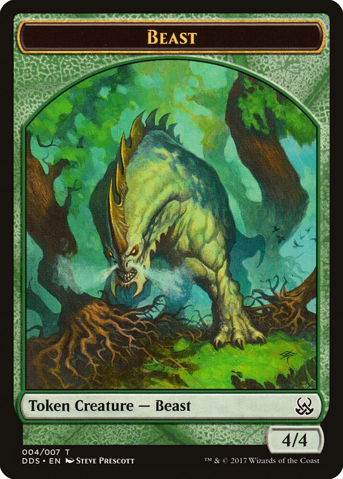 Beast Token [Duel Decks: Mind vs. Might Tokens] | Boutique FDB TCG