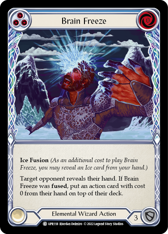 Brain Freeze (Blue) [UPR118] (Uprising) | Boutique FDB TCG