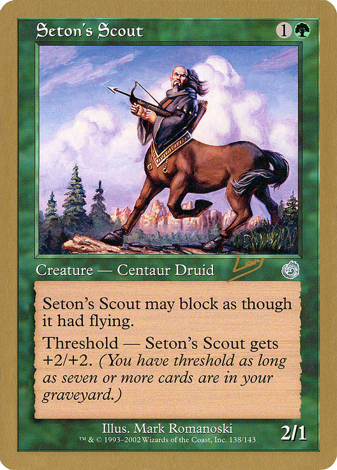 Seton's Scout (Raphael Levy) [World Championship Decks 2002] | Boutique FDB TCG
