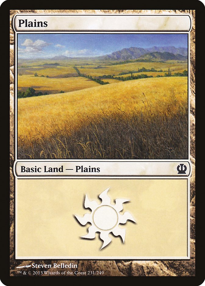Plains (231) [Theros] | Boutique FDB TCG