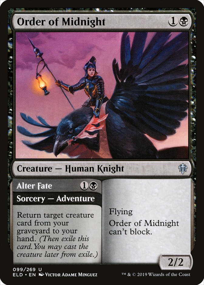 Order of Midnight // Alter Fate [Throne of Eldraine] | Boutique FDB TCG