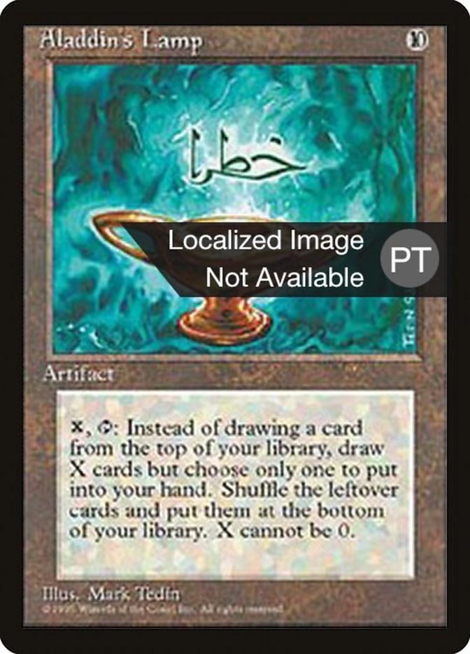 Aladdin's Lamp [Fourth Edition (Foreign Black Border)] | Boutique FDB TCG