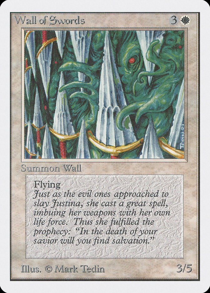 Wall of Swords [Unlimited Edition] | Boutique FDB TCG