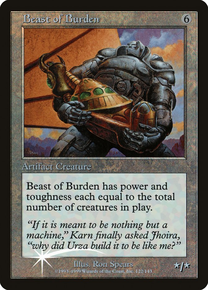 Beast of Burden (Misprinted) [Urza's Legacy Promos] | Boutique FDB TCG