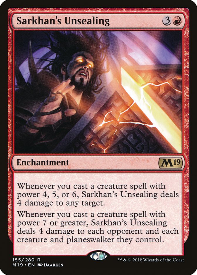Sarkhan's Unsealing [Core Set 2019] | Boutique FDB TCG