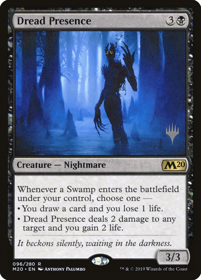 Dread Presence (Promo Pack) [Core Set 2020 Promos] | Boutique FDB TCG