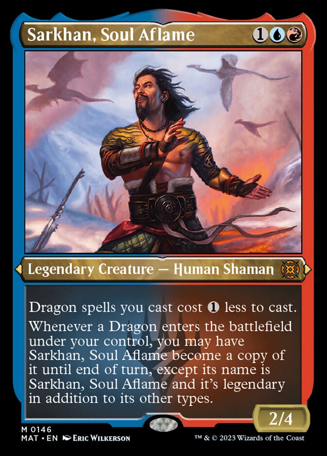 Sarkhan, Soul Aflame (Foil Etched) [March of the Machine: The Aftermath] | Boutique FDB TCG