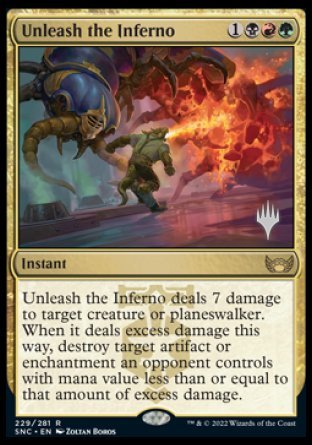 Unleash the Inferno (Promo Pack) [Streets of New Capenna Promos] | Boutique FDB TCG